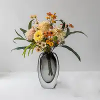 Primrue "Charming Daisy Faux Flower Bouquet For Living Room Floral Arrangements, Coffee Table Decor, And Dining Table Ce