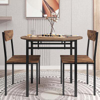 17 Stories Chesterray 2 - Person Butterfly Leaf Dining Set