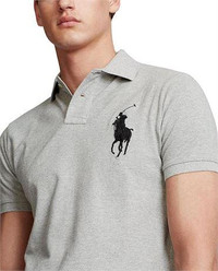 Ralph Lauren Polo Men's Big and Tall Big Pony Pique Cotton Polo Shirt Size M