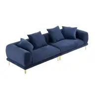 Brayden Studio Blaykleigh Fabric 36.2'' Reception Sofa