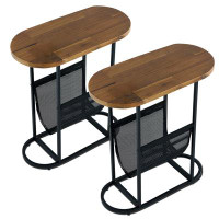 17 Stories Tiyler Tray Top End Table Set