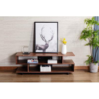 Ebern Designs TV Stand with 2 Levelsof Shelves