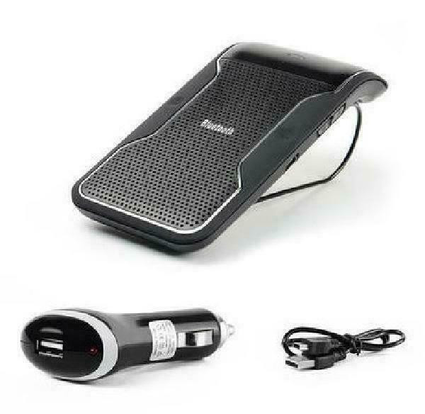 Bluetooth Visor Multipoint Wireless Speakerphone Car kit for Smartphones - Black in Cell Phone Accessories - Image 4