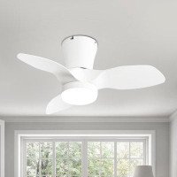 Wrought Studio 32" Ceiling Fans With Light Kit And Remote Control