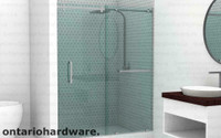 Shower Glass Door, Slider for standing shower, Bathtub glass door, custom glass, iGlass railings