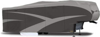 ADCO 52257 Designer Series Gray SFS AquaShed 5th Wheel Trailer RV Cover, Fits 37&#39;1 - 40&#39;.