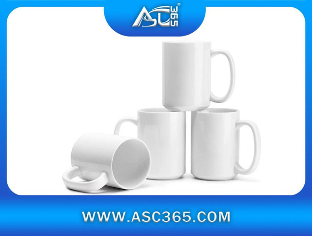 .15OZ Sublimation Blank Ceramic Transfer Coffee Mug Heat Transfer Press White 001435 in Other Business & Industrial in Toronto (GTA) - Image 3