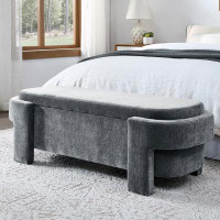 Latitude Run® Upholstered Bench with Large Storage Space