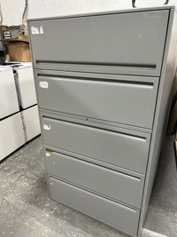 Haworth 5 Drawer Filing Cabinet-Good Condition-Call us now!