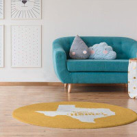 East Urban Home Home Sweet Houston Poly Chenille Rug