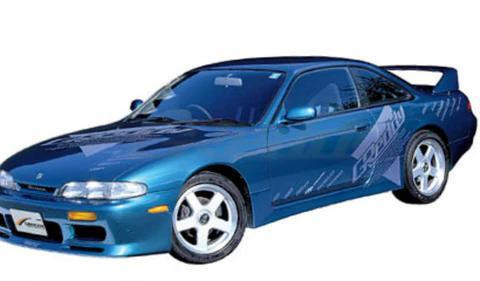 1995 1996 1997 1998 NISSAN 240SX S14 KOUKI FACTORY STYLE SIDE SKIRTS,REAR LIP,FULL LIP in Other Parts & Accessories - Image 3