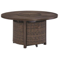 Highland Dunes Estill Aluminum Propane/Natural Gas Fire Pit Table — Outdoor Tables & Table Components: From $99