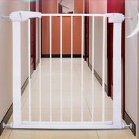Used Concise Baby Safety Gate Door Walk Thru Pet Fence Extra Wide 28 White 021190