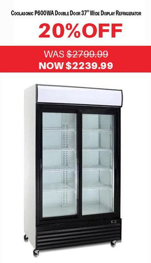 20% OFF - BRAND NEW Commercial Glass Display -  Refrigerators and Freezers - CLEARANCE (Open Ad For More Details) City of Toronto Toronto (GTA) Preview