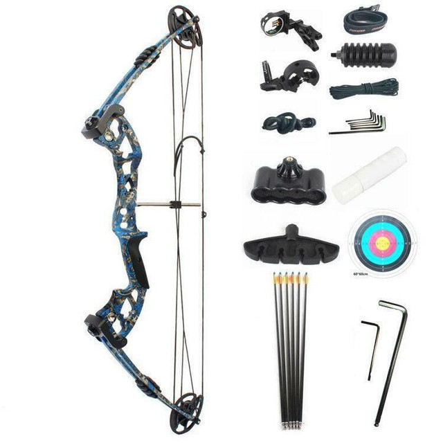NEW 55 LB COMPOUND CROSSBOW HUNTING BOW KIT M131 in Other in Lloydminster