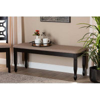 Canora Grey Deliliah Upholstered And Wood Dining Bench