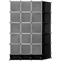 Rebrilliant Khiandra 77.25'' H x 57'' W Steel Cube Bookcase