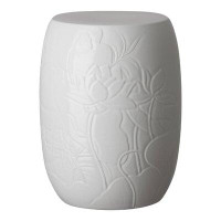 Emissary Home and Garden Lotus Engraved Garden Stool