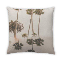 East Urban Home Plants Palm Tree 19 Throw Pillow