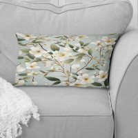 East Urban Home Minimalist Poppy Wonders I - Floral Printed Throw Pillow