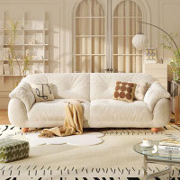 Crafts Design Trade 88.58" PureColor 100% Polyester Standard Sofa
