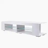 Ivy Bronx LED TV Stand with Storage High Gloss Gaming Living Room Bedroom TV cabinet