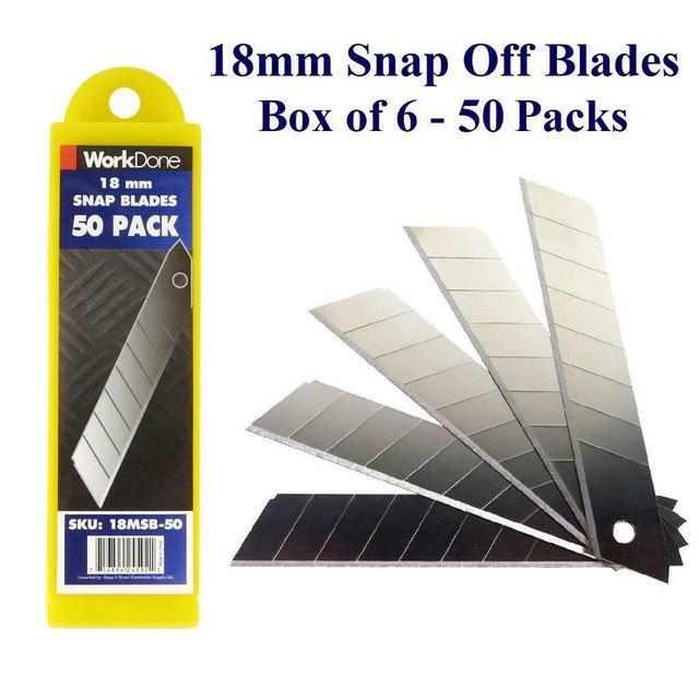 18mm Snap Off Blades - Bulk Discounts in Other