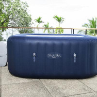 Bestway Bestway Saluspa Hawaii Airjet Inflatable Hot Tub With Energysense Cover, Blue
