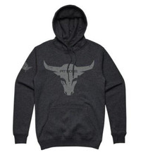 Men's Pit Boss® Charcoal Heather Bull Hoody in 6 Sizes