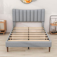 Latitude Run® Willidean Upholstered Platform Bed with Headboard