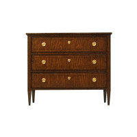 Maitland-Smith 3 - Drawer 44" W Solid Wood Dresser