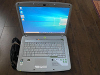 Used Acer 5520 Laptop with SSD , Dual Core Processor, Webcam and Wireless for Sale, Can Deliver