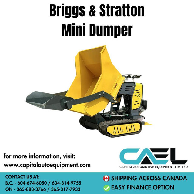 Grab Brand New Mini Dumper Crawler Trucks – Self-loading, Track Carriers, and Dumpers in Stock at Unbeatable Prices! in Other