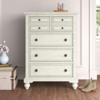 Kelly Clarkson Home Briella 5 Drawer 38'' W Solid Wood Chest