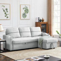 Latitude Run® Pull-Out Storage Sofa