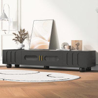 Latitude Run® Modern TV Stand with 2 Drawers and Cabinets