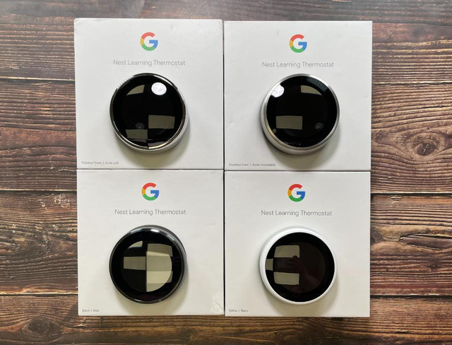 Google Nest Learning Thermostat 3rd Gen - Like New With Box! in General Electronics in Toronto (GTA)