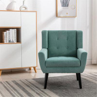 TORREFLEL Modern Soft Velvet Material Ergonomics Accent Chair Living Room Chair Bedroom Chair Home Chair With Black Legs