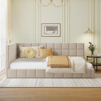 Mercer41 Upholstered Daybed/Sofa Bed Frame