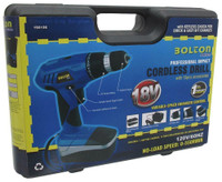 New in box -- BOLTON PRO 18 VOLT RECHARGEABLE CORDLESS DRILL -- Why pay more ???