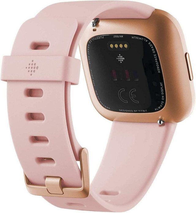 Fitbit Versa 2 Health & Fitness Smartwatch With Heart Rate, Music, Alexa Built-In, Sleep & Swim Tracking - Petal/Copper in Jewellery & Watches - Image 4