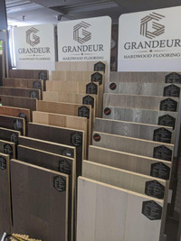 Grandeur Flooring Engineered Hardwood  Vinyl Oak Hickory Herringbone Alexandria SPC WPC  Coswick Fuzion Vidar