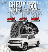 Chevy Silverado 1500/Tahoe Winter Tire Packages/ Installed/ Free Lug Nuts