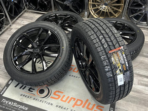 20in TSR14 Gloss Black Wheels 5x114.3 &amp; Tires 235/55R20 - LEXUS RX350, RX450 Calgary Alberta Preview