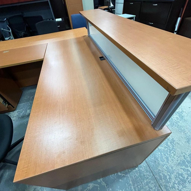 L-Shape Reception Desk in Good Condition-Call us now! in Desks in Toronto (GTA) - Image 4