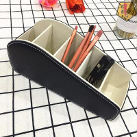 Latitude Run® TV Remote Holder Organizer For Tablemedia Storage Box For Mobile Office Tray Stationery Phone Desktop Offi