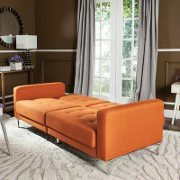 Brayden Studio Afiya Tufted Foldable Sofa Bed
