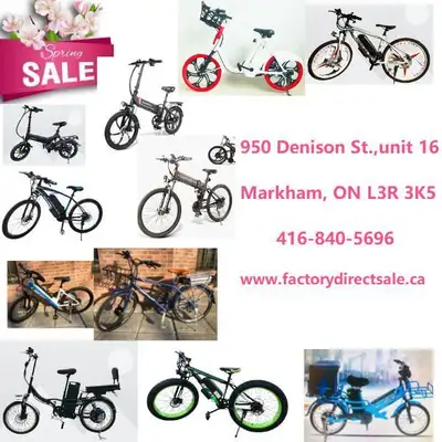 * eBikes repairing/maintenance/Sales High Quality, Low Prices! Limited Quantity Available for on-sit...