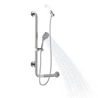 PULSE ShowerSpas Aging in Place - ErgoSlideBar – 4001 ( Chrome, Stainless Steel & Oil Rubbed Bronze )