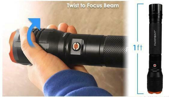 5000 LUMEN MILITARY GRADE FLASHLIGHT and POWERBANK  - INSANELY BRIGHT 150 METRE RANGE - Turns Night into Day! in Fishing, Camping & Outdoors - Image 3
